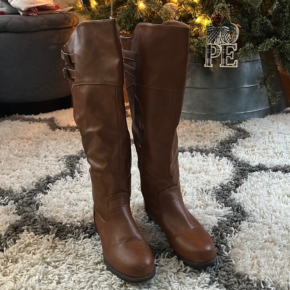Size 8 Brown Riding Boots- NWOT